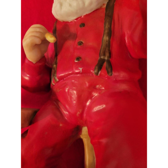 Rare Vintage Tom Browning Ceramic Possible Dreams Santa's Time Off 1991 Duck - Picture 9 of 9